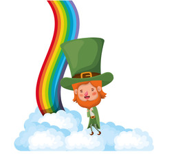 leprechaun with rainbow avatar character