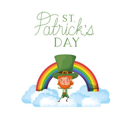 leprechaun standing with coins avatar character