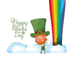 leprechaun standing with coins avatar character