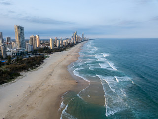 Surfers Paradise beach on the Gold Coast