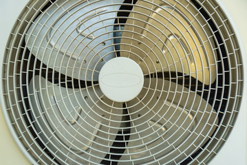 The fan of air conditioners.