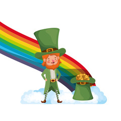 leprechaun with rainbow avatar character
