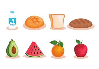 healthy breakfast menu icon