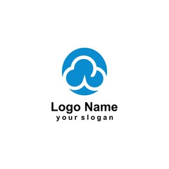 cloud logo template