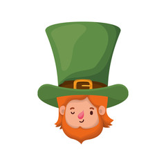 leprechaun head with hat avatar character