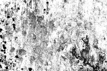 Texture black and white abstract grunge style. Vintage abstract texture of old surface. Pattern and texture of cracks, scratches and chip.