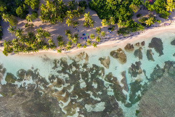 French Guadeloupe. Caribean island.