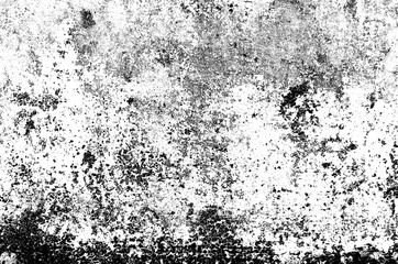 Texture black and white abstract grunge style. Vintage abstract texture of old surface. Pattern and texture of cracks, scratches and chip.