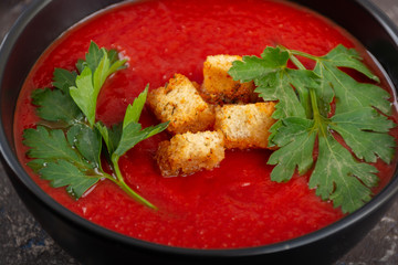 Creamy tomato soup