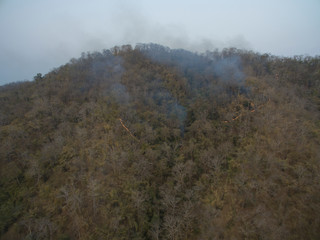 fog in the mountains