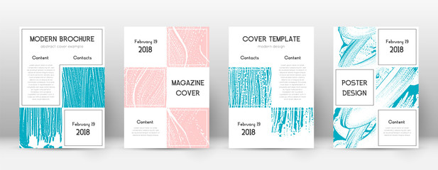 Cover page design template. Business brochure layo