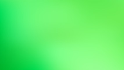 Vibrant Green Trendy Gradient Background. Defocused Soft Blurred Backdrop.