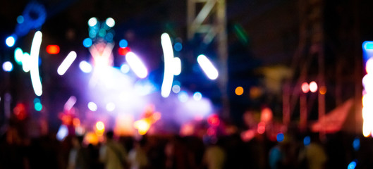 Fototapeta na wymiar Background image with defocused blurred stage lights