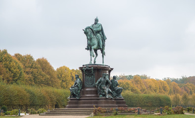 Monument at Schwerin Palace, Germany