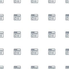 browser icon pattern seamless white background