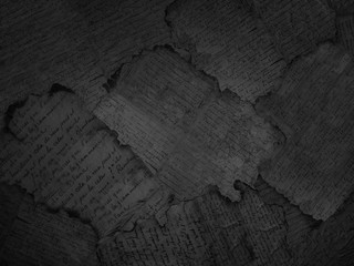 Old dirty crumpled paper background.