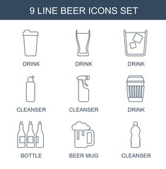 9 beer icons