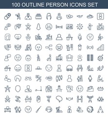 100 person icons