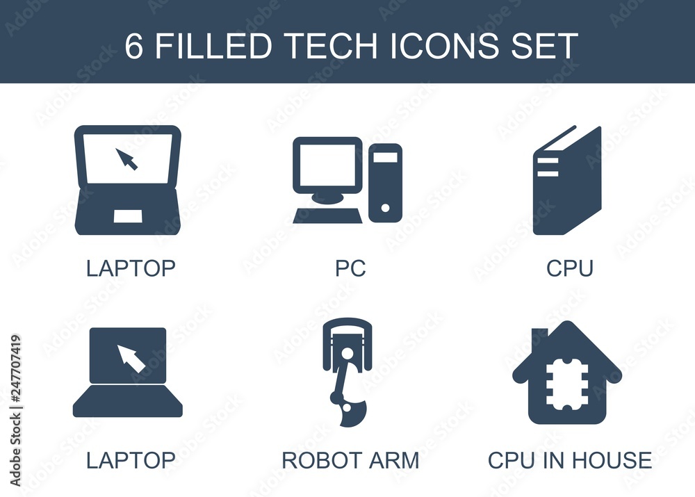 Poster tech icons