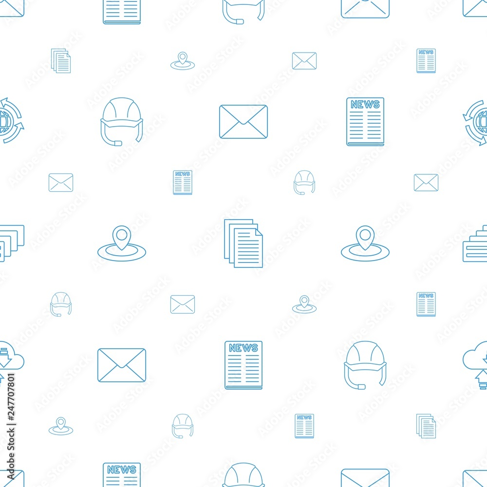 Poster internet icons pattern seamless white background