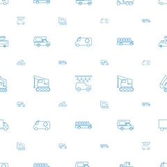 vehicle icons pattern seamless white background