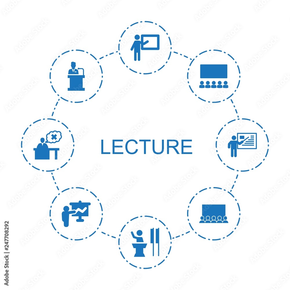 Poster lecture icons