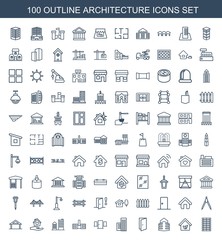 100 architecture icons