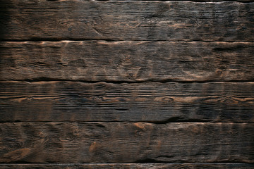 Aged wooden plank board texture background.