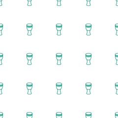 drum icon pattern seamless white background