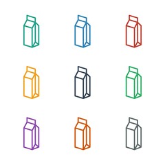 milk icon white background