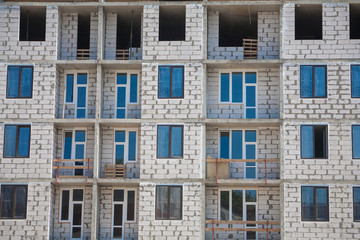 Obraz premium Six storey frame building