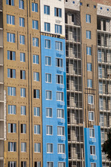 Fototapeta premium Six storey frame building