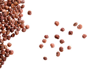 Tiger bean on white background