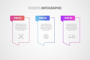 Business concept with steps or processes. Infographics design vector and marketing icons can be used for workflow layout, diagram, annual report, web design.