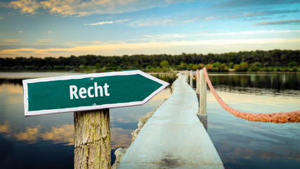 Schild 381 - Recht