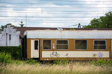 Stary wagon pociągu © Heroc