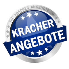 Button with Banner Kracherangebote