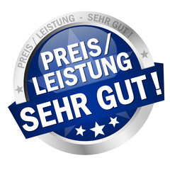 Button with Banner Preis-Leistung sehr gut