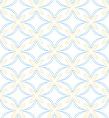 Fototapeta premium Abstract vector seamless pattern for fabric, textile, wrapping paper, wallpaper, web design, background.