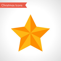 Yellow Christmas Star