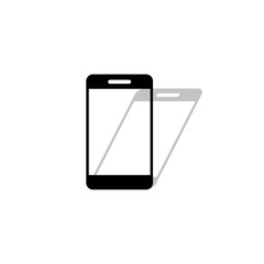 Smartphone technology icon illustration design