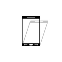 Smartphone technology icon illustration design