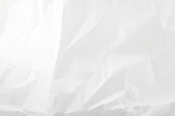 Texture Of Crumpled White Paper