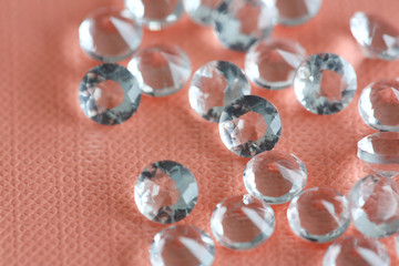 Scattering of white star diamonds on black