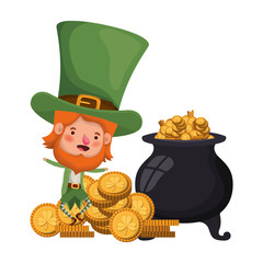 leprechaun with cauldron avatar character