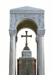 Baldachin on main altar in the St. Blaise Church, Zagreb © zatletic