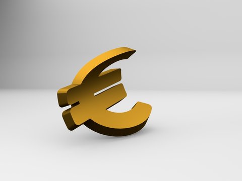 euro symbol, illustration  of euro money