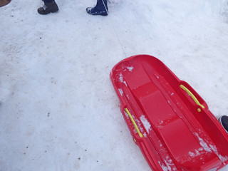 Trineo para deslizarse por la nieve