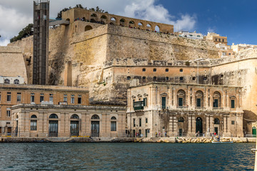 Grand Harbour  in Valletta & Birgu ( Vittoriosa ) Malta