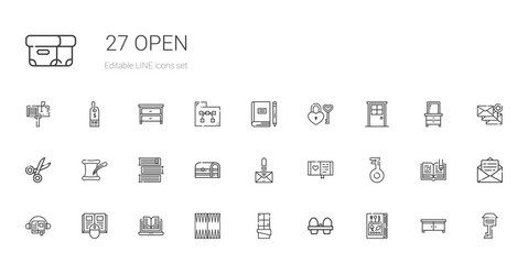 open icons set